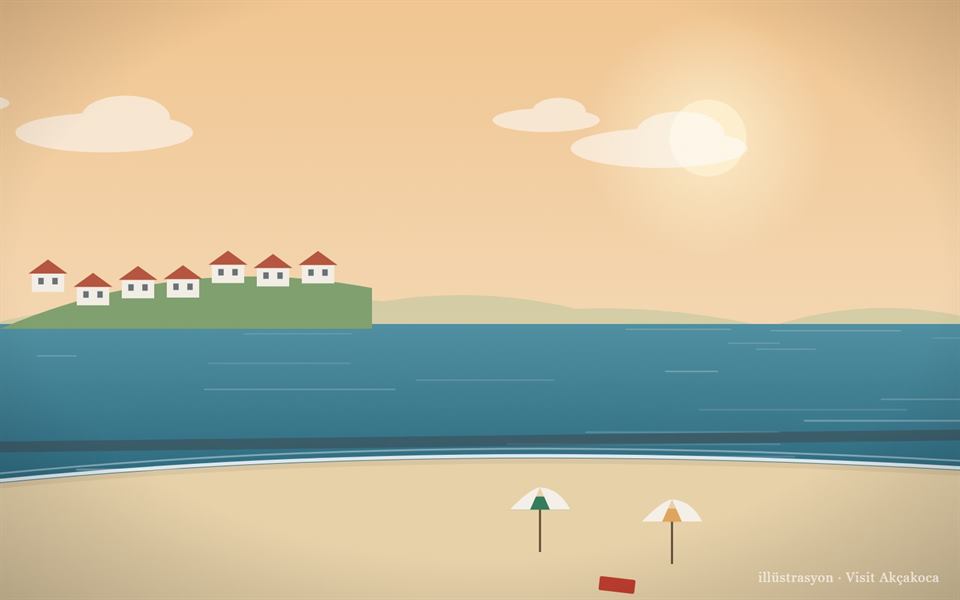 شاطئ آك إيفلر (رسم توضيحي)
