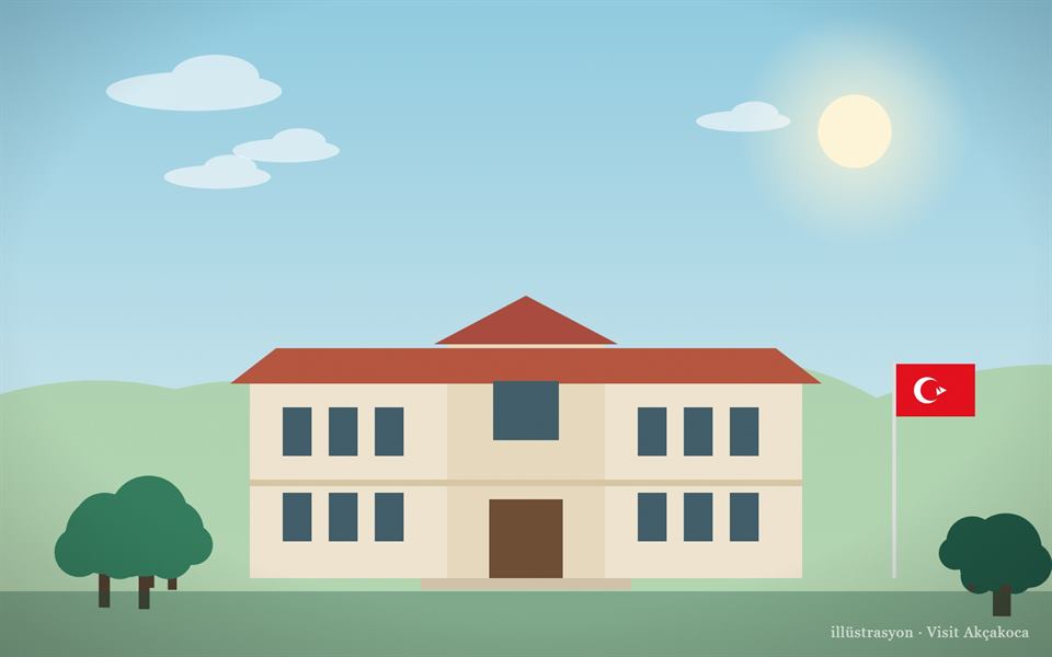 Historic Orhangazi Primary School (illustration)